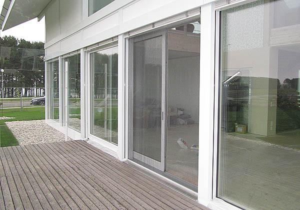 антимаскитная плиссированная сетка на двери anti mosquito nets on door